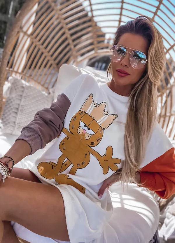 OVERSIZOWA BLUZA GARFIELD-606393