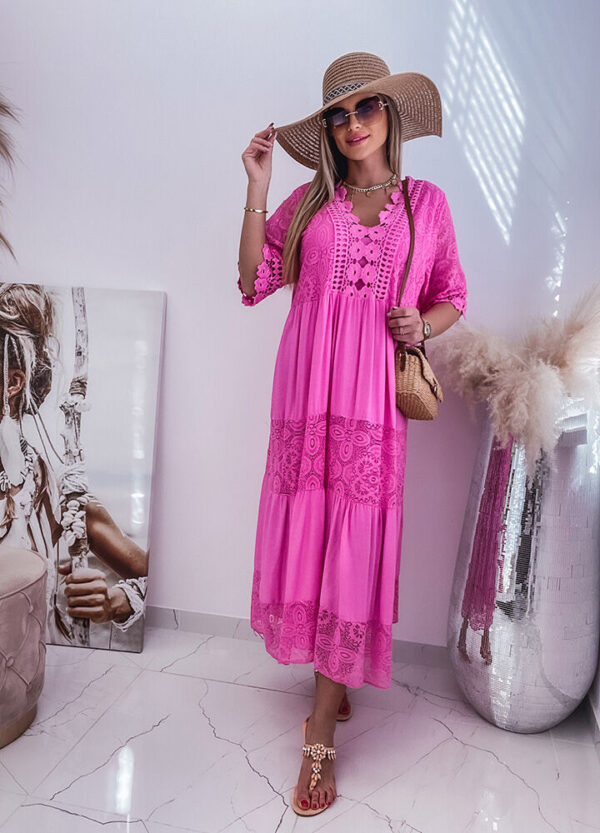 LUŹNA SUKIENKA BOHO-615595