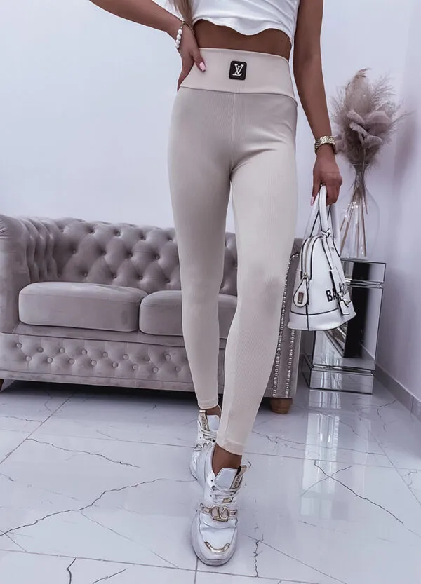 LEGGINSY PRĄŻKOWANE LV-614236