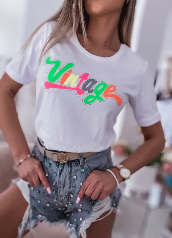 T-SHIRT VINTAGE WHITE-621479