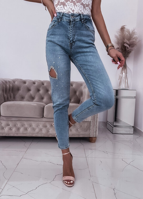 SPODNIE JEANSOWE HEART-617500