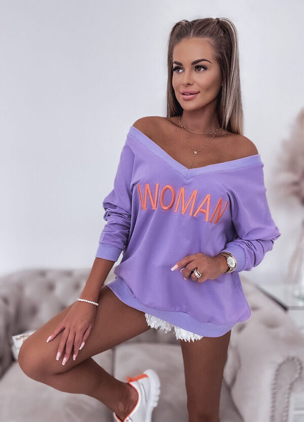 BAWEŁNIANA BLUZA WOMAN-627782