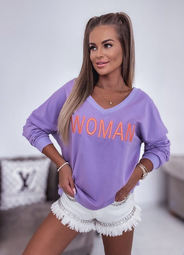 BAWEŁNIANA BLUZA WOMAN-627787