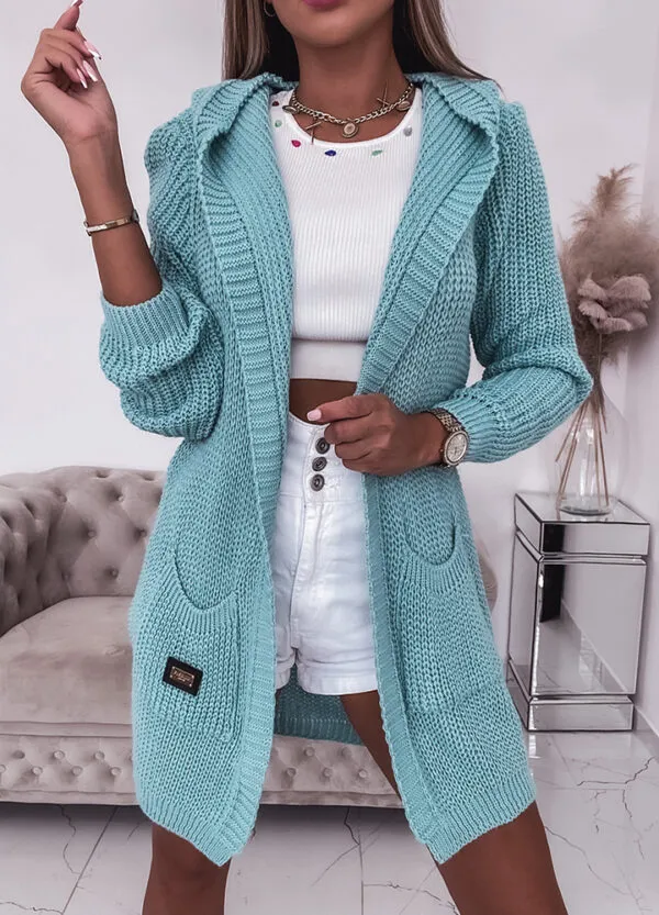 SWETER / KARDIGAN TURQUOISE-630301