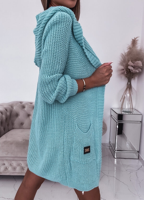 SWETER / KARDIGAN TURQUOISE-630302