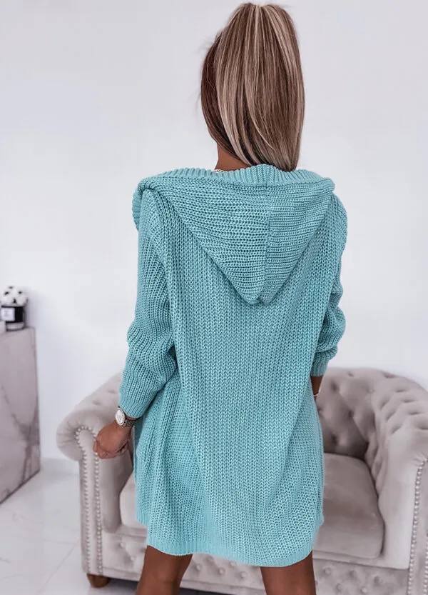 SWETER / KARDIGAN TURQUOISE-630293