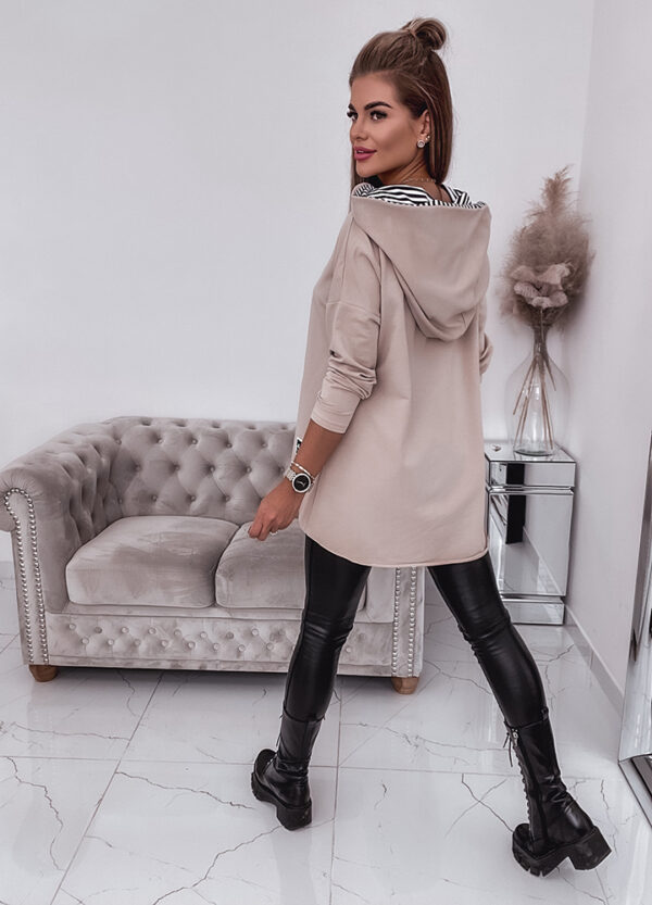 BAWEŁNIANA BLUZA Z KAPTUREM MOOD-640973