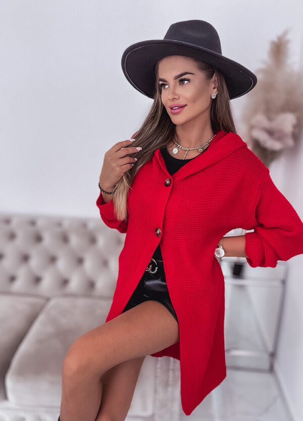 SWETER / KARDIGAN RED-648901