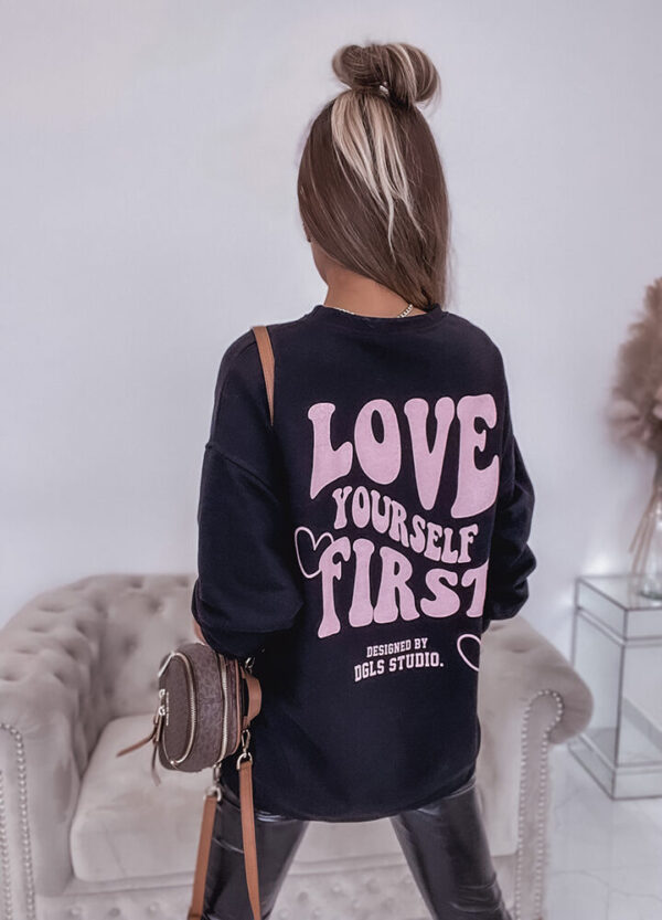 BLUZA DRESOWA Z NADRUKIEM LOVE-652998