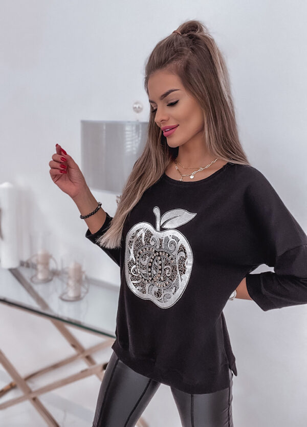 BLUZA Z CEKINAMI APPLE-653143