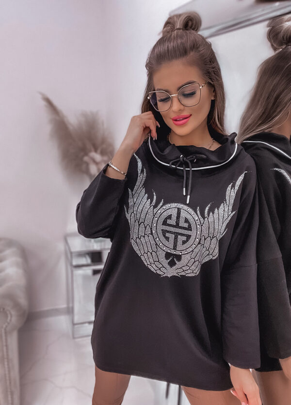 BAWEŁNIANA BLUZA Z CEKINAMI WINGS-0