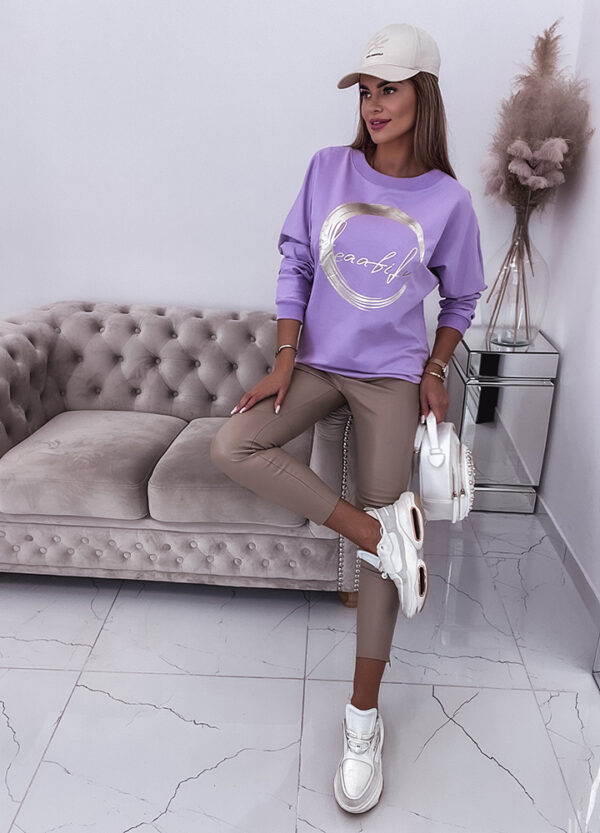 BLUZA Z NADRUKIEM VIOLET-657060