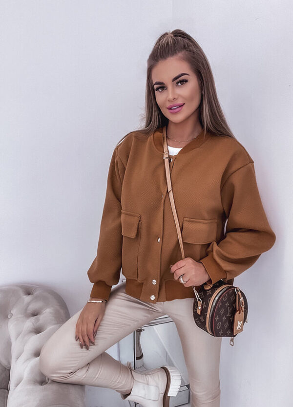 BLUZA BOMBER ZAPINANA NA NAPY -657916