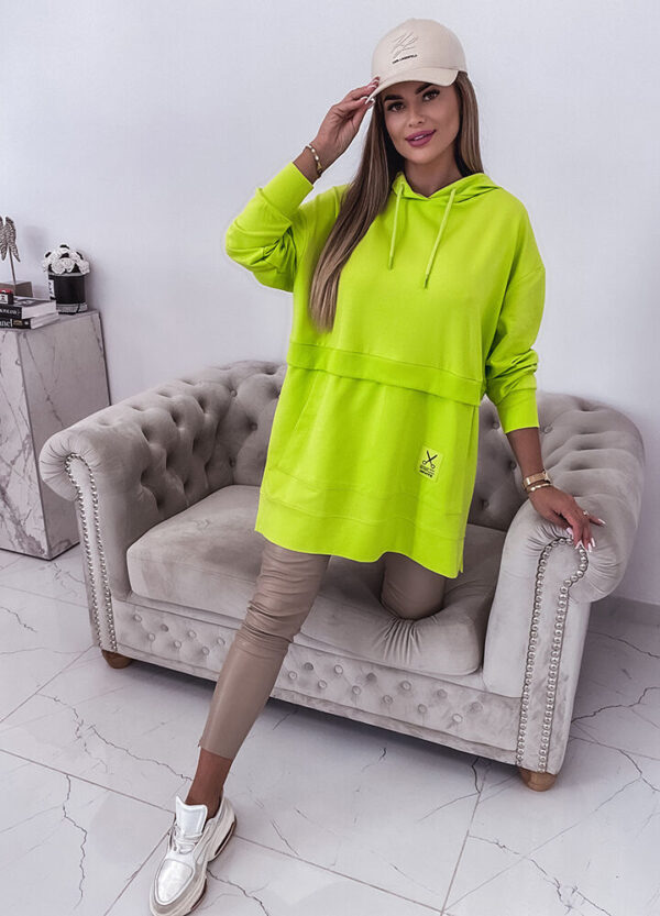 BAWEŁNIANA BLUZA / TUNIKA NEON-658915