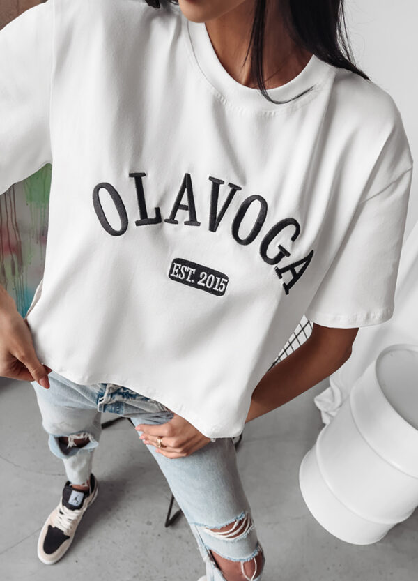 OLAVOGA / T-SHIRT Z NADRUKIEM -663459