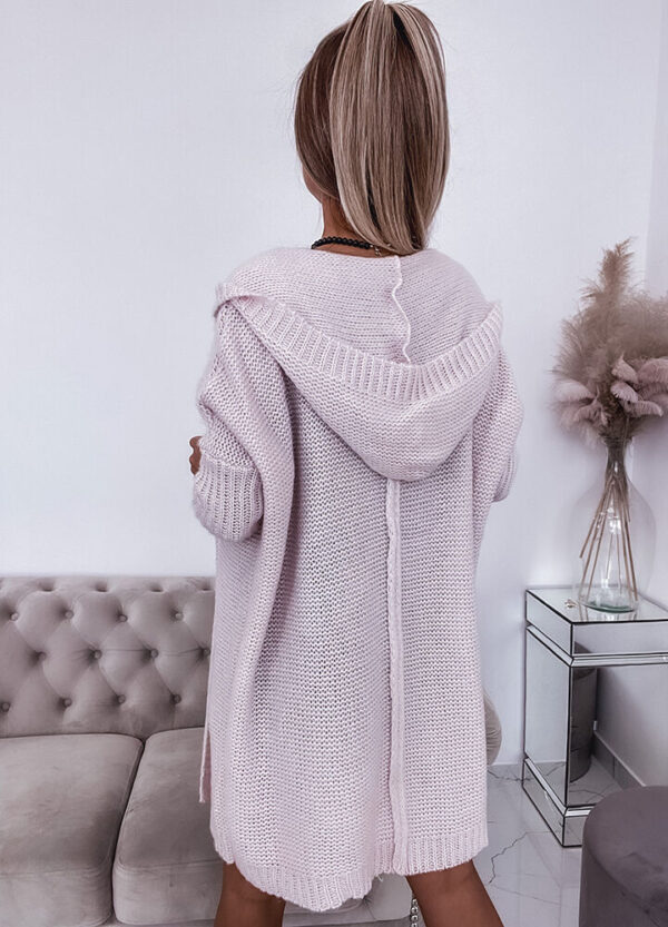 PLECIONY SWETER / KARDIGAN Z KAPTUREM-662588