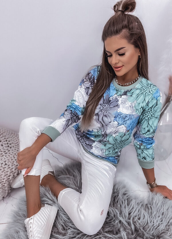 BLUZA W KWIATY FLORA-667325