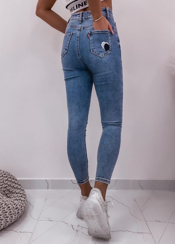 SPODNIE JEANSOWE SLIM FIT HEART-664550