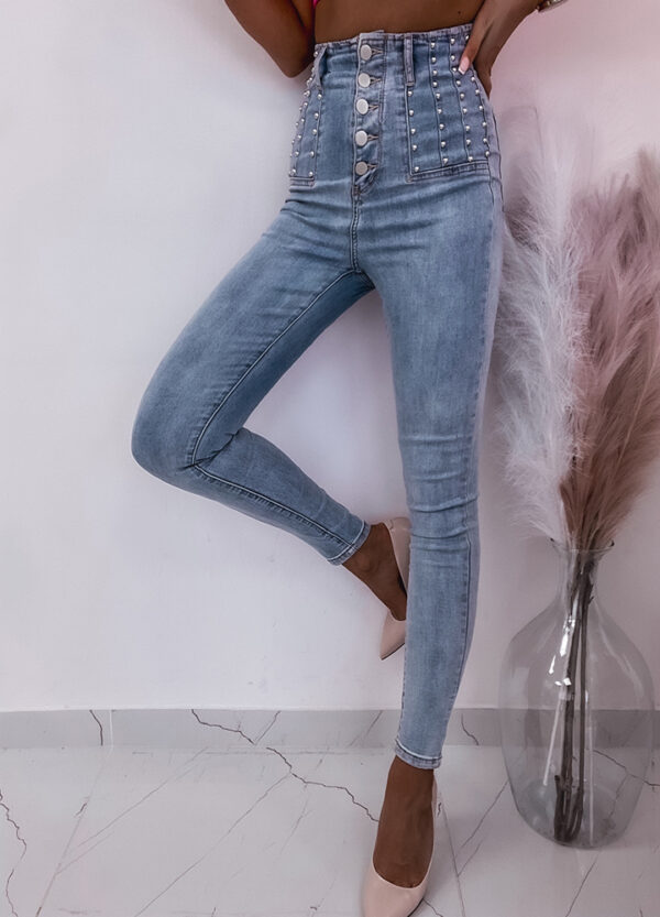 SPONIE JEANS DENIM KORALIKI-667028