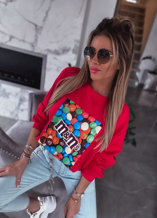 BAWEŁNIANA BLUZA M&M-663978