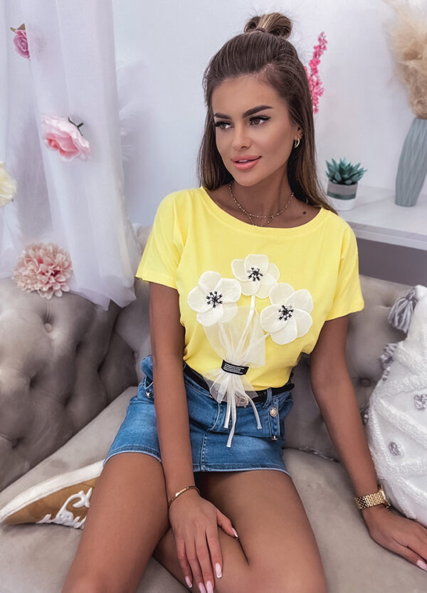 BLUZKA YELLOW FLOWERS-666362