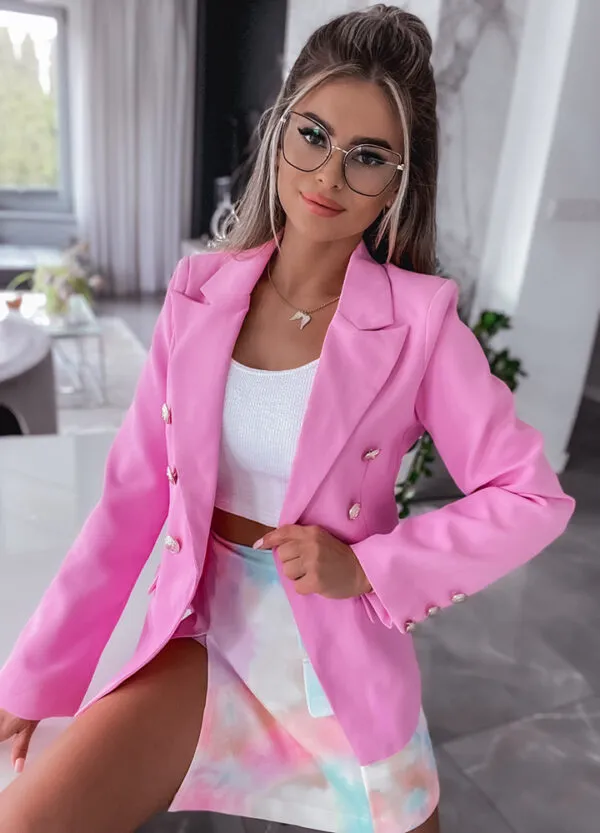 ŻAKIET Z TALIOWANIEM CANDY BARBIE-668949