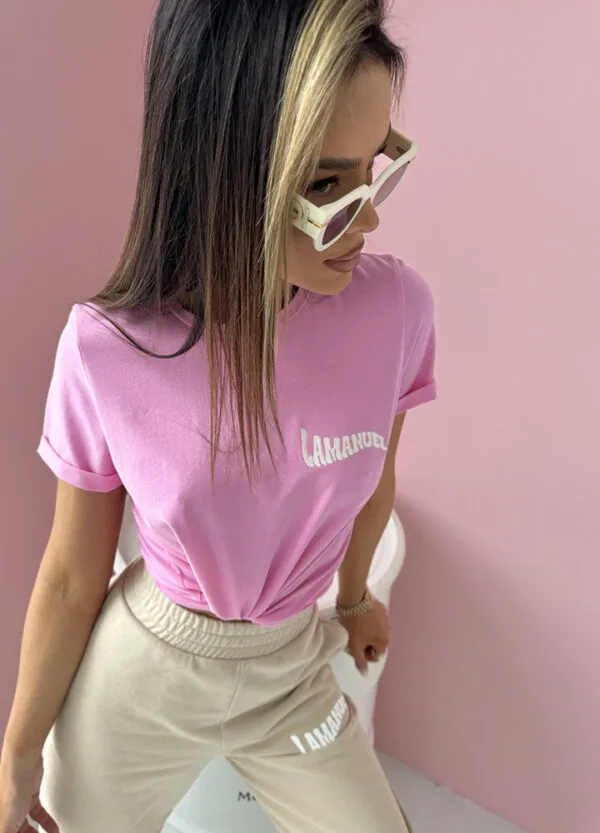 LA MANUEL / T-SHIRT BLUSH-671291