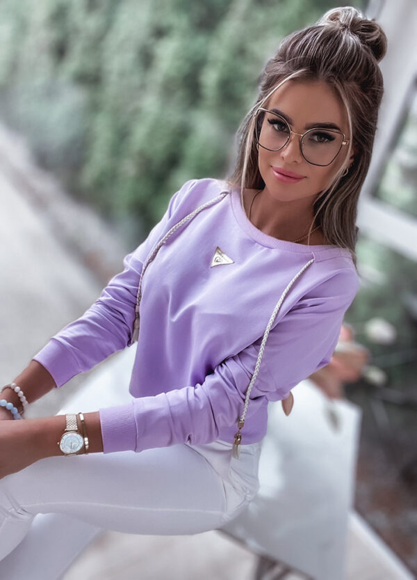 BAWEŁNIANA BLUZA LILA MOTION-672111