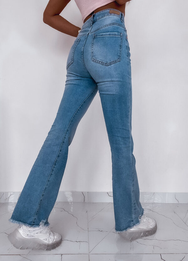 SPODNIE JEANSOWE DZWONY BASIC-673031