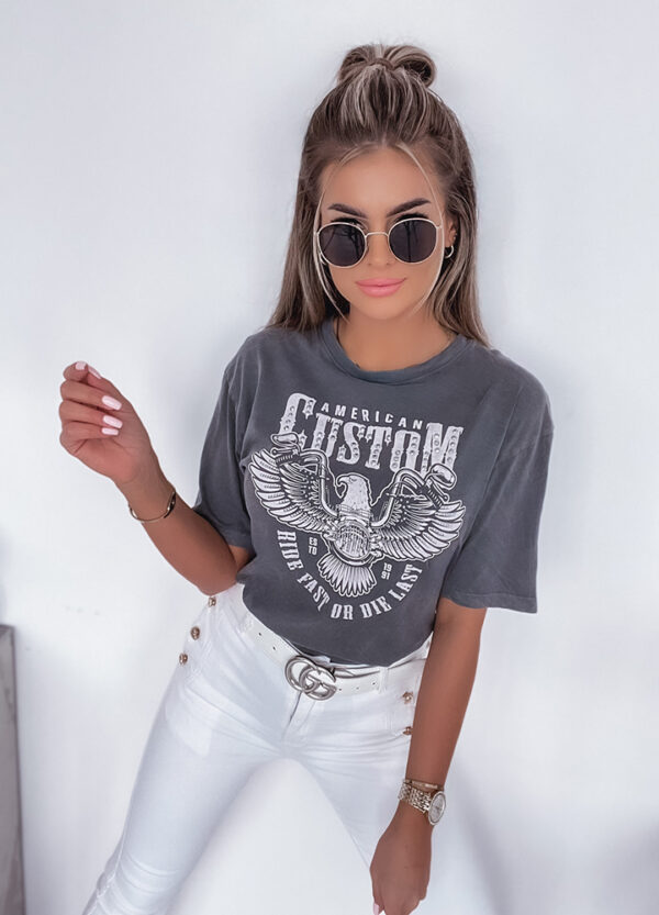 T-SHIRT Z NADRUKIEM EAGLE-671089