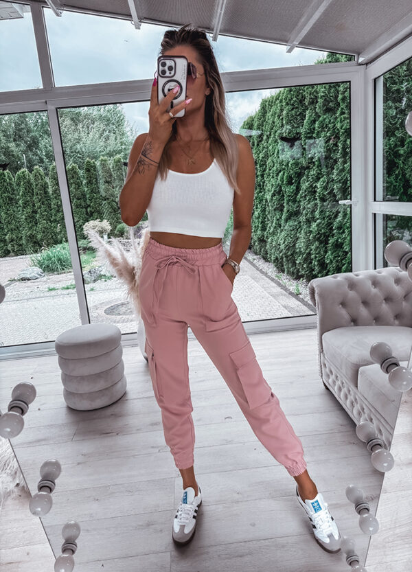 SPODNIE JOGGER PASTEL PINK-677301