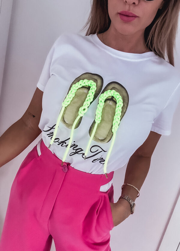 T-SHIRT Z NADRUKIEM LACES-678671