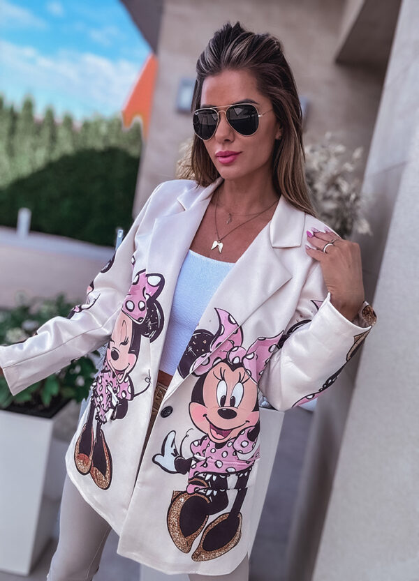 FLAUSZOWY ŻAKIET MINNIE MOUSE