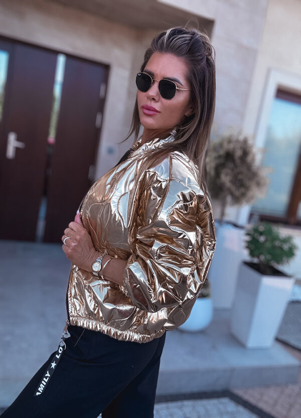 KURTKA BOMBER GOLD