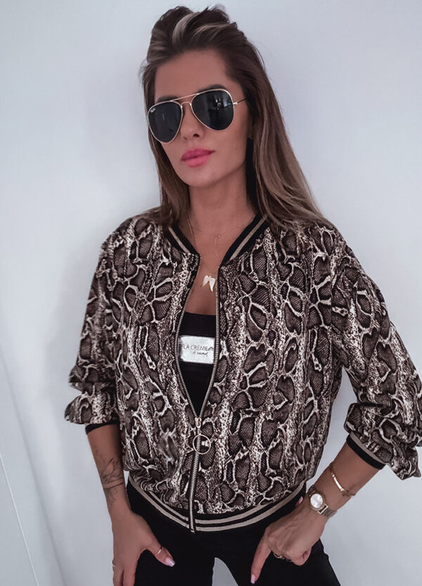 BLUZA BOMBER SNAKE