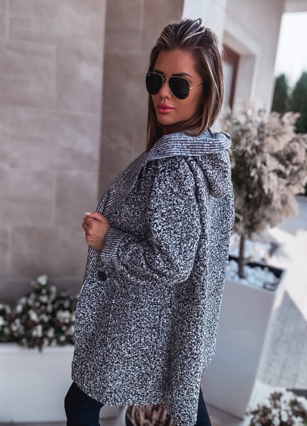 PŁASZCZ BOUCLE GRAY