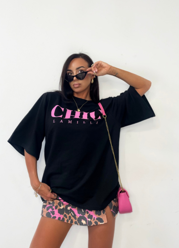 LA MILLA / T-SHIRT Z NADRUKIEM CHIC STREET