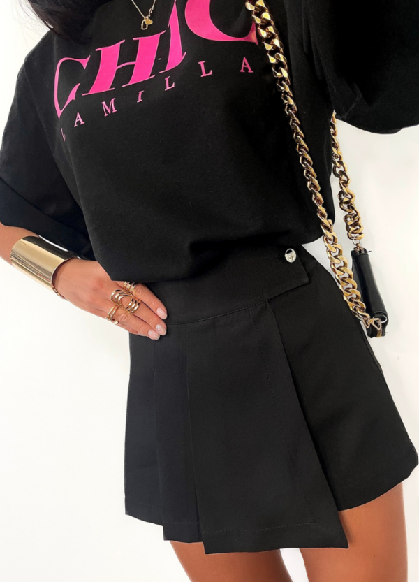 LA MILLA / T-SHIRT CHIC BLACK