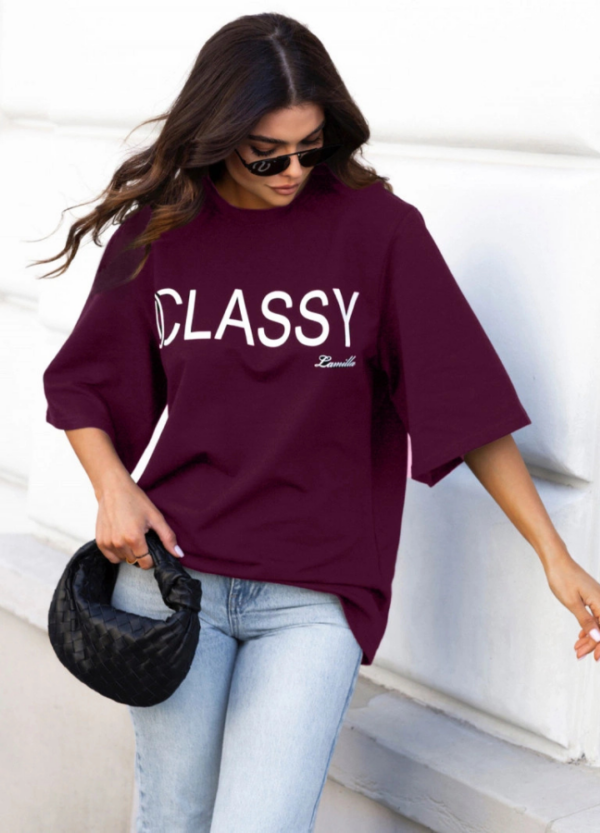 LA MILLA / T-SHIRT CLASSY PLUM