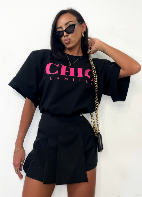 LA MILLA / T-SHIRT CHIC BLACK