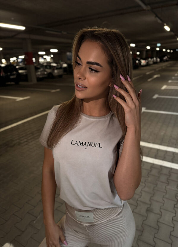 LA MANUEL / T-SHIRT FORMER BEIGE