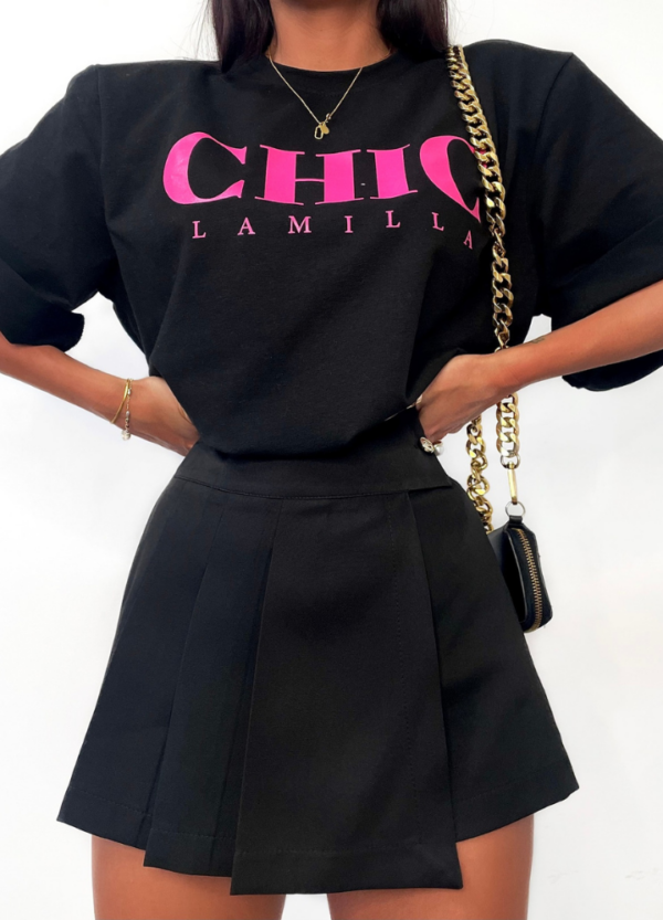 LA MILLA / T-SHIRT CHIC BLACK