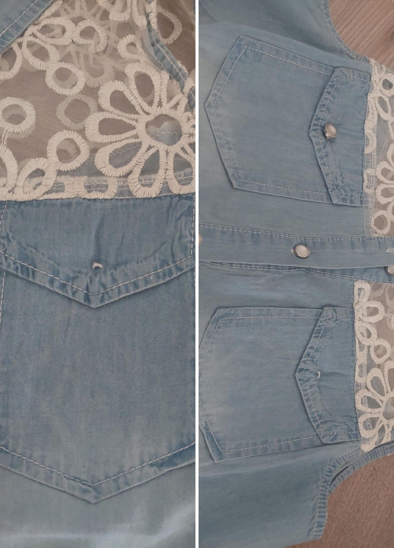 OUTLET/KOSZULA Z KORONKĄ LEILA