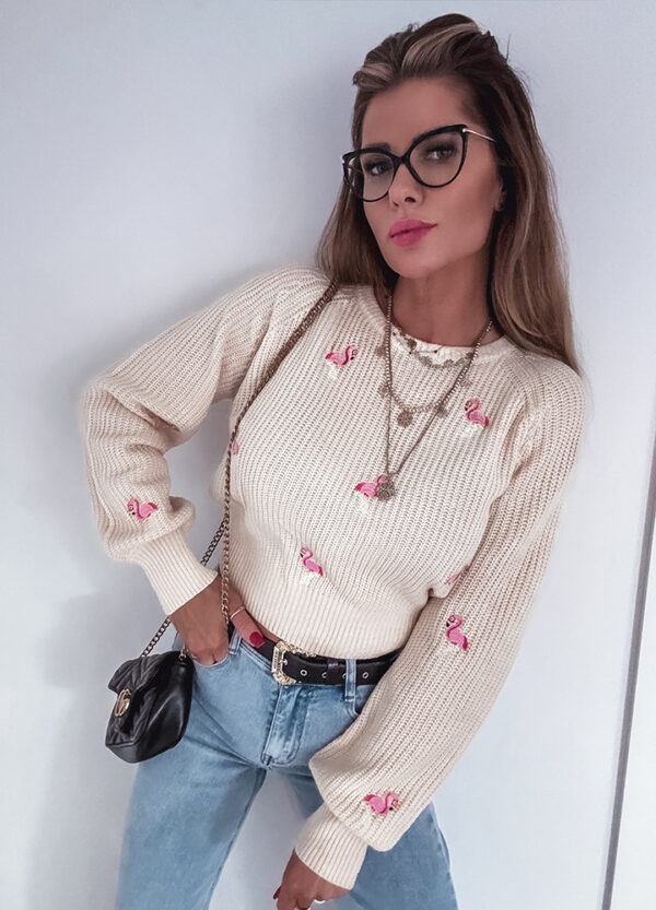 SWETER FLAMIGO BEIGE