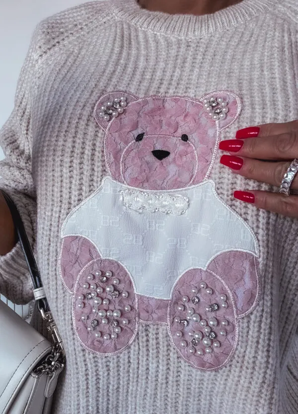 SWETER PLECIONY BEAR