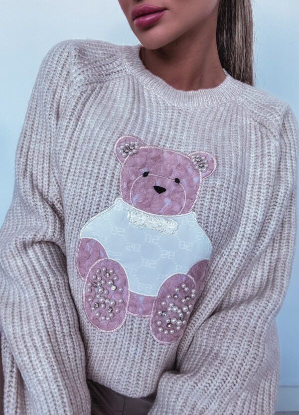 SWETER PLECIONY BEAR