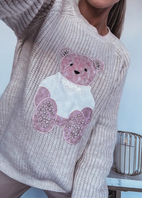 SWETER PLECIONY BEAR