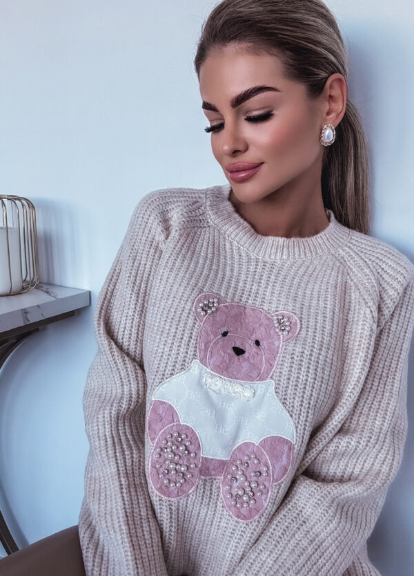 SWETER PLECIONY BEAR