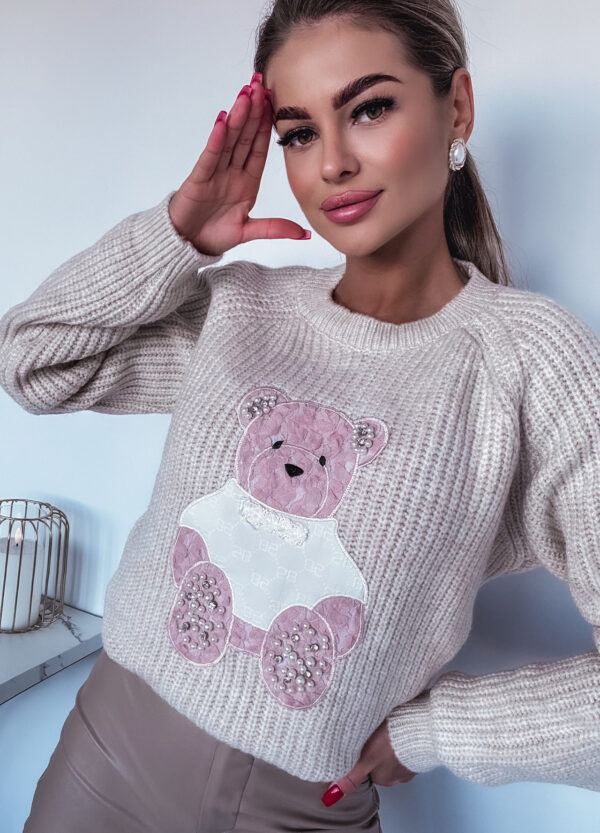 SWETER PLECIONY BEAR