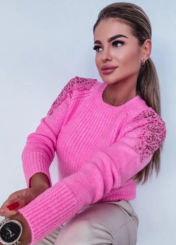 SWETER Z KRONKĄ BARBIE